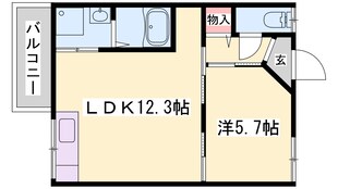 網干駅 徒歩32分 2階の物件間取画像